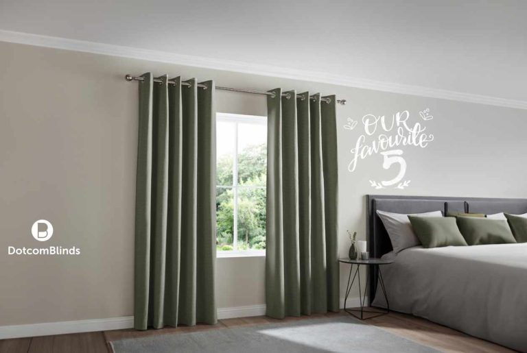 Our 5 favourite green curtains