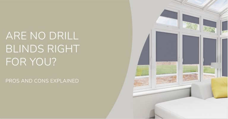Are No Drill Blinds Right for You? Pros and Cons Explained