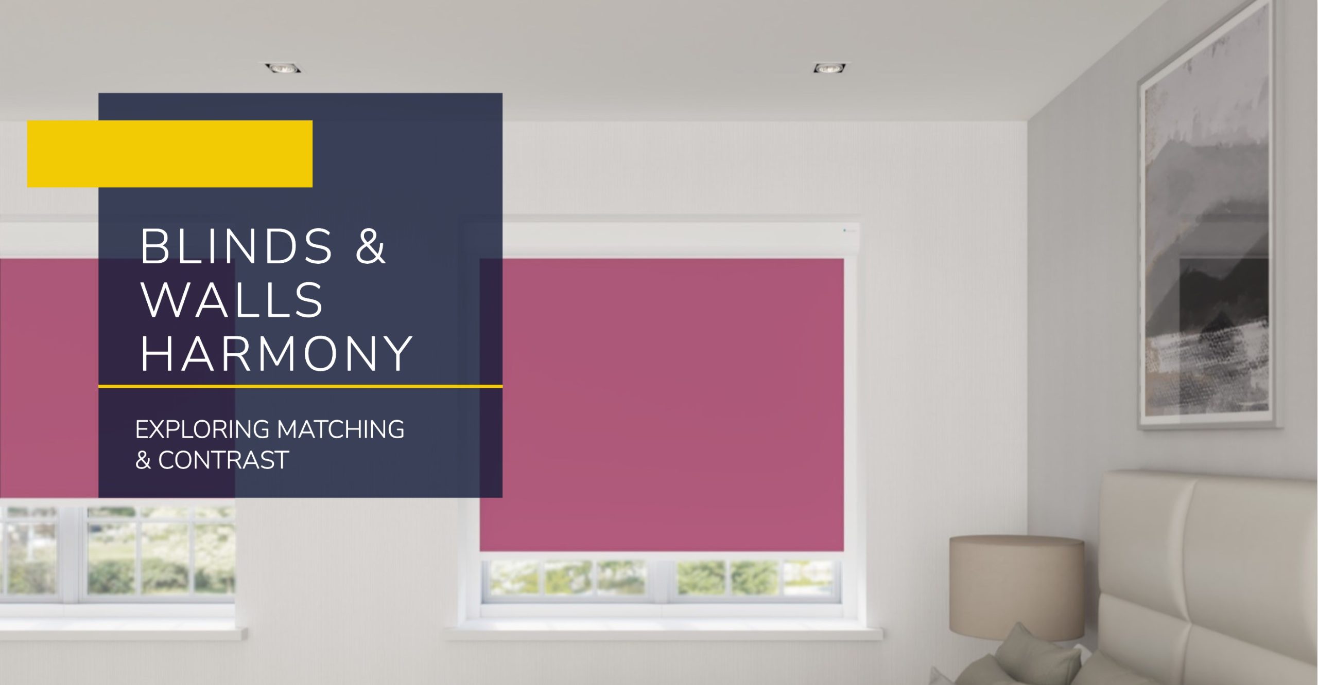 Blinds vs. Wall Colour: Matching or Contrasting?