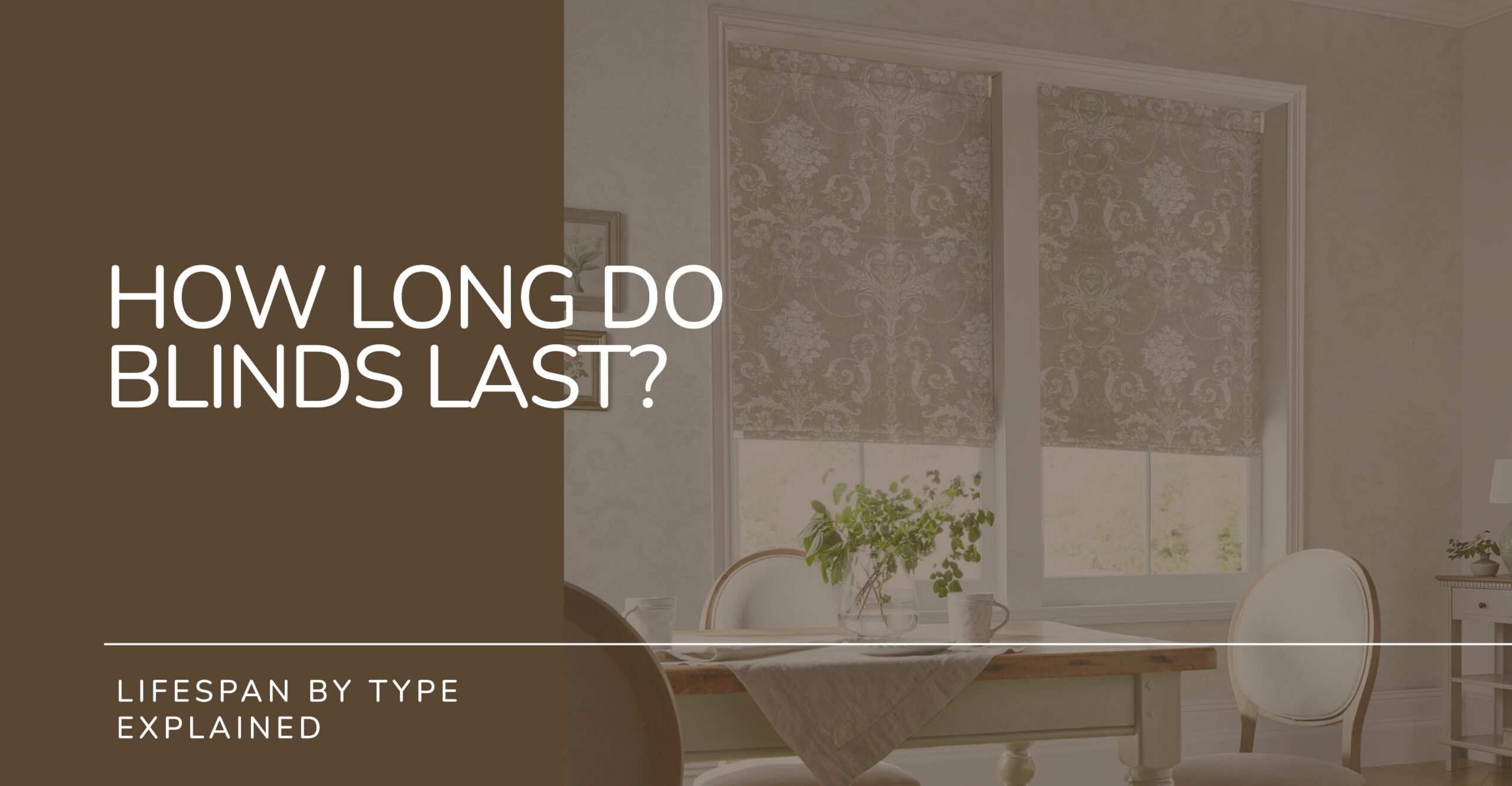 How Long Do Blinds Last? Lifespan by Type Explained