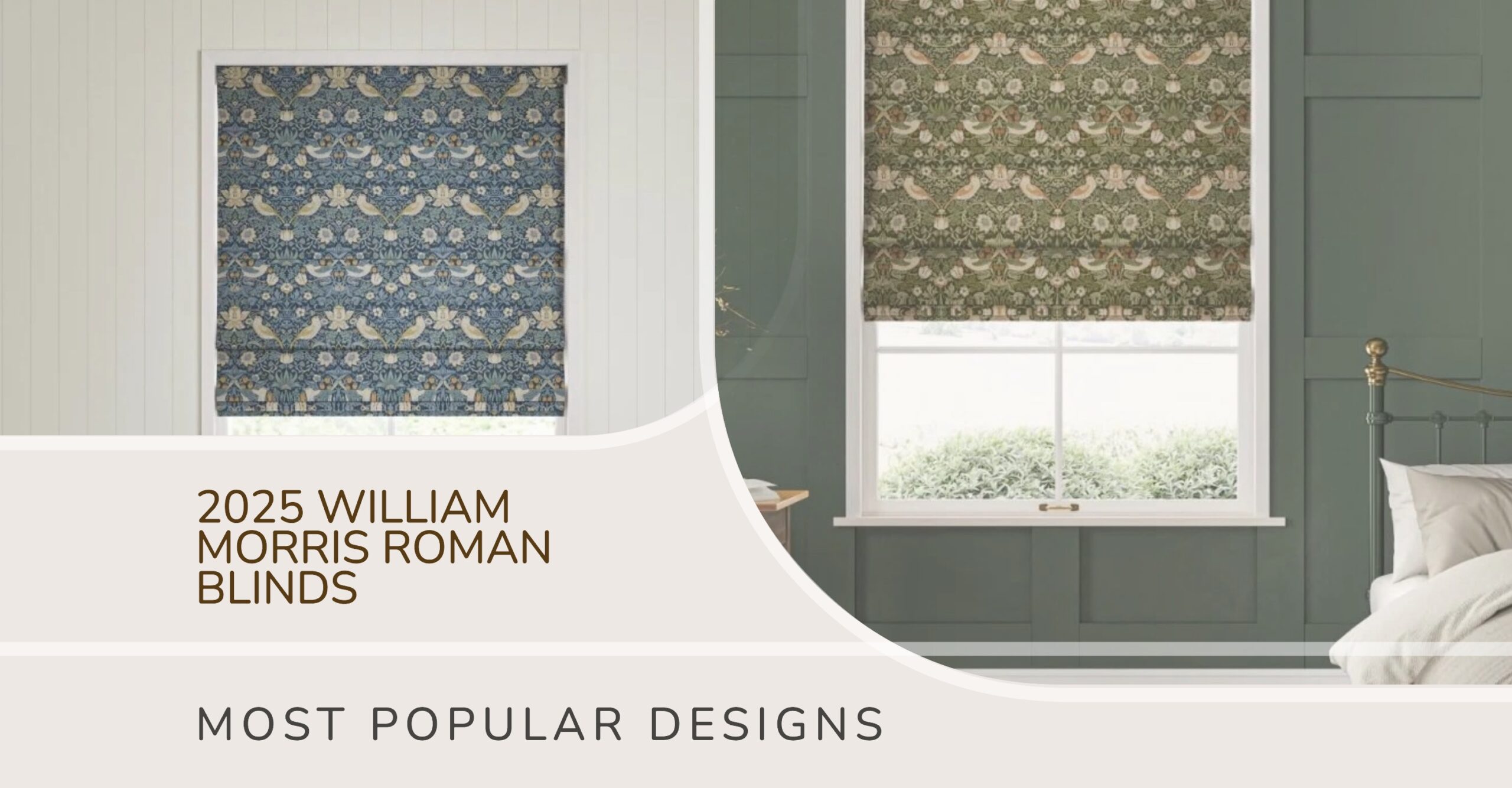 2025 William Morris Roman Blinds