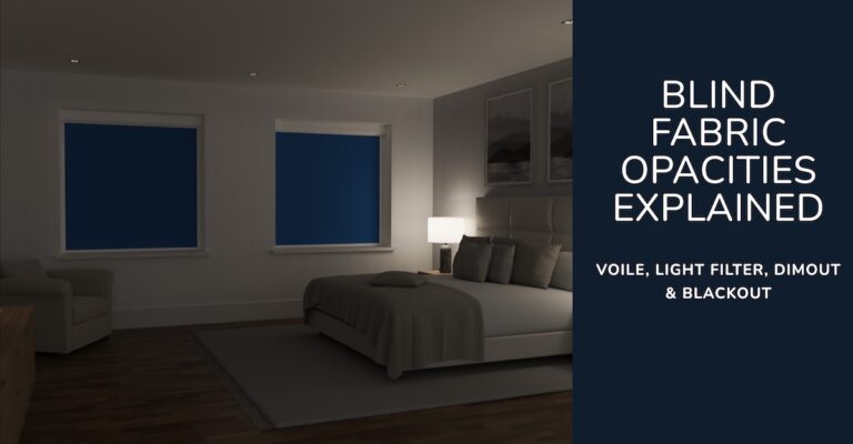 Blind Fabric Opacities Explained: Voile, Light Filter, Dimout & Blackout