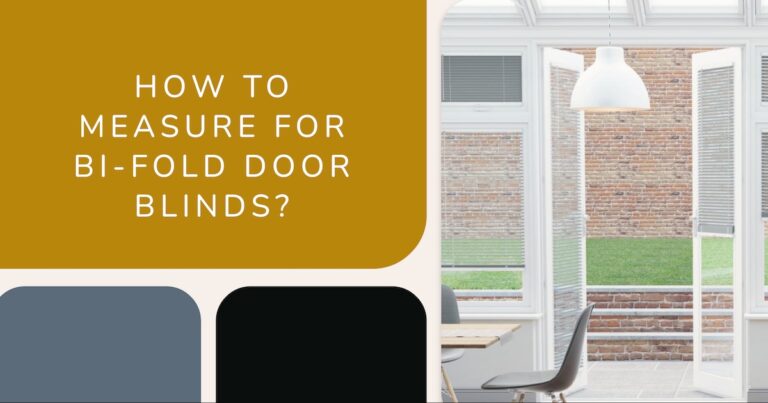 How to Measure for Bi-Fold Door Blinds