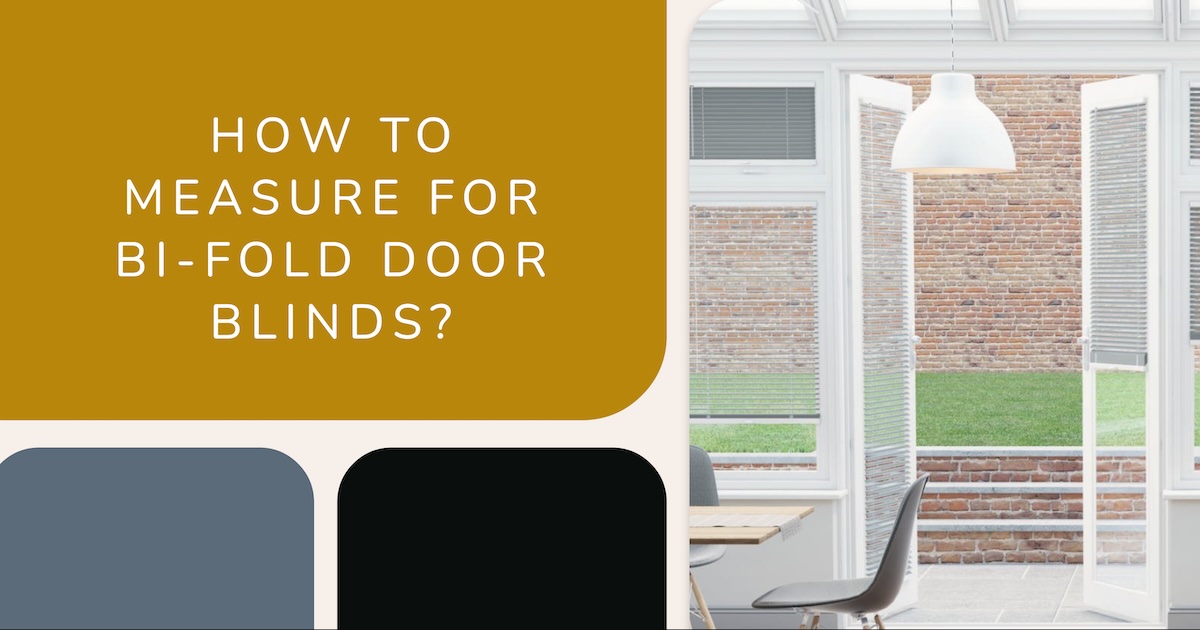 How to Measure for Bi-Fold Door Blinds