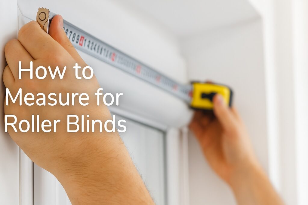 How to Measure for Roller Blinds - 2025 UK Guide | DotcomBlinds