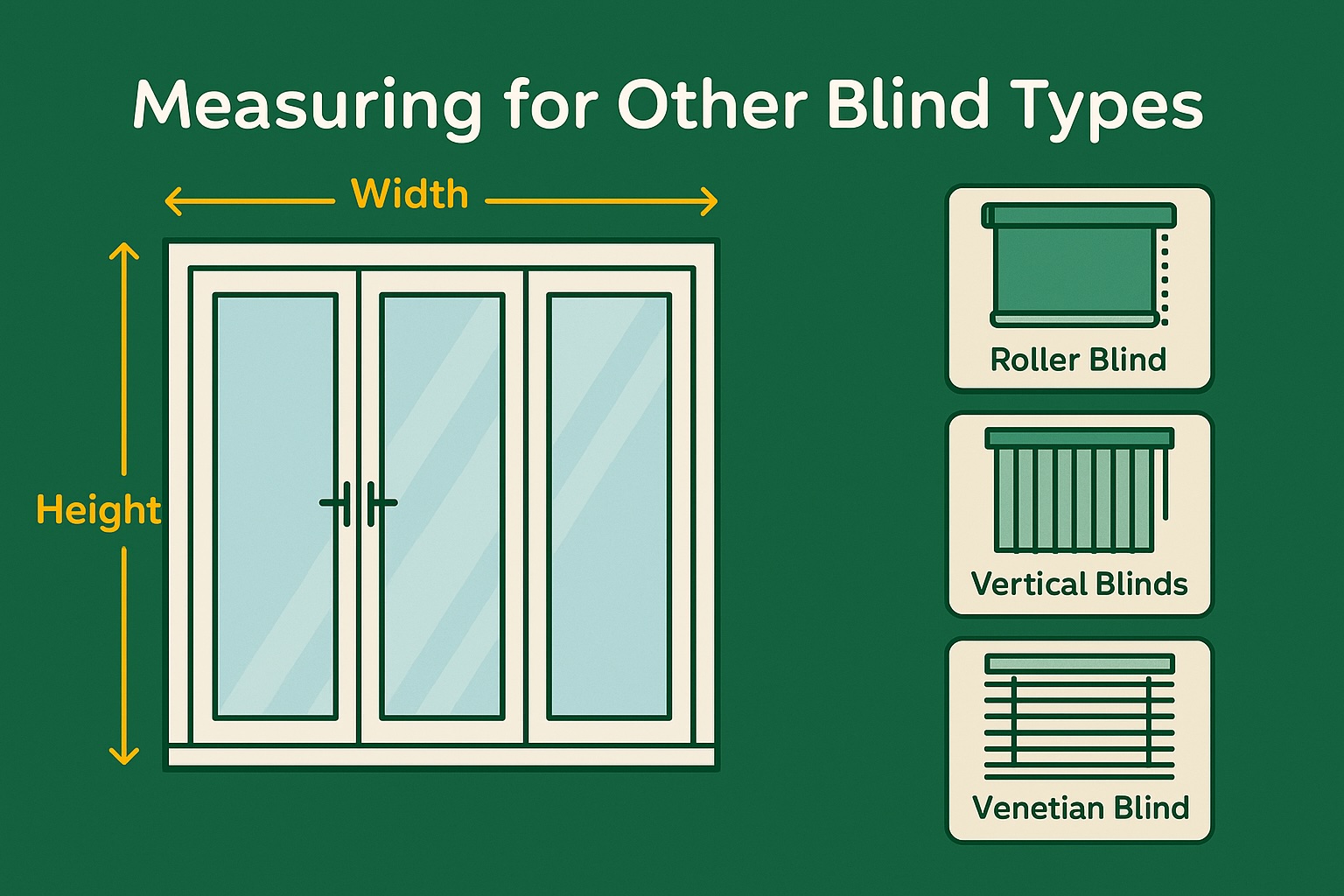 How to Measure for Bi-Fold Door Blinds | DotcomBlinds