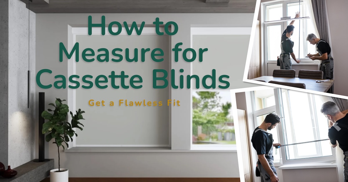 How to Measure Cassette Blinds