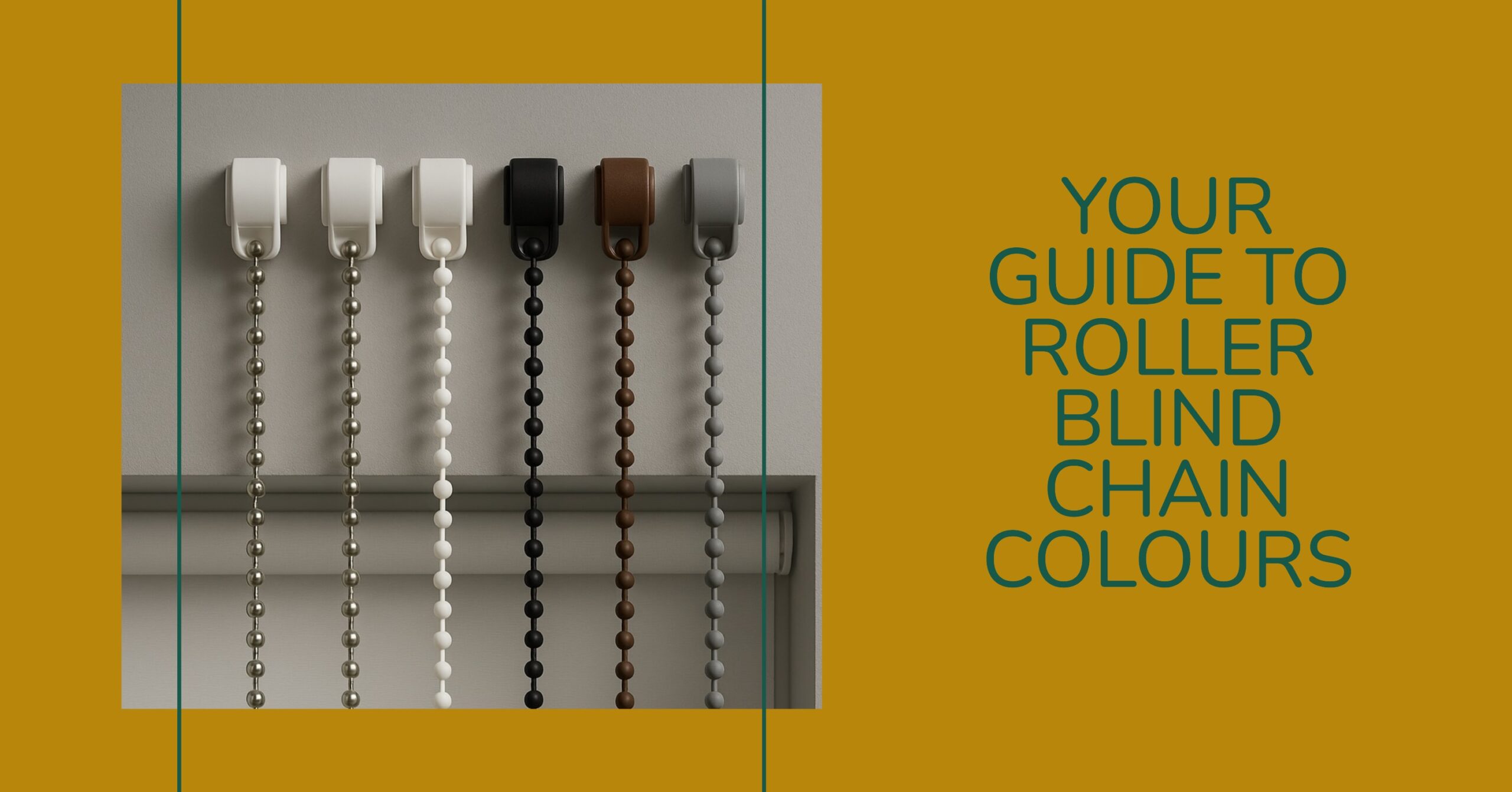 Your Guide to Roller Blind Chain Colours