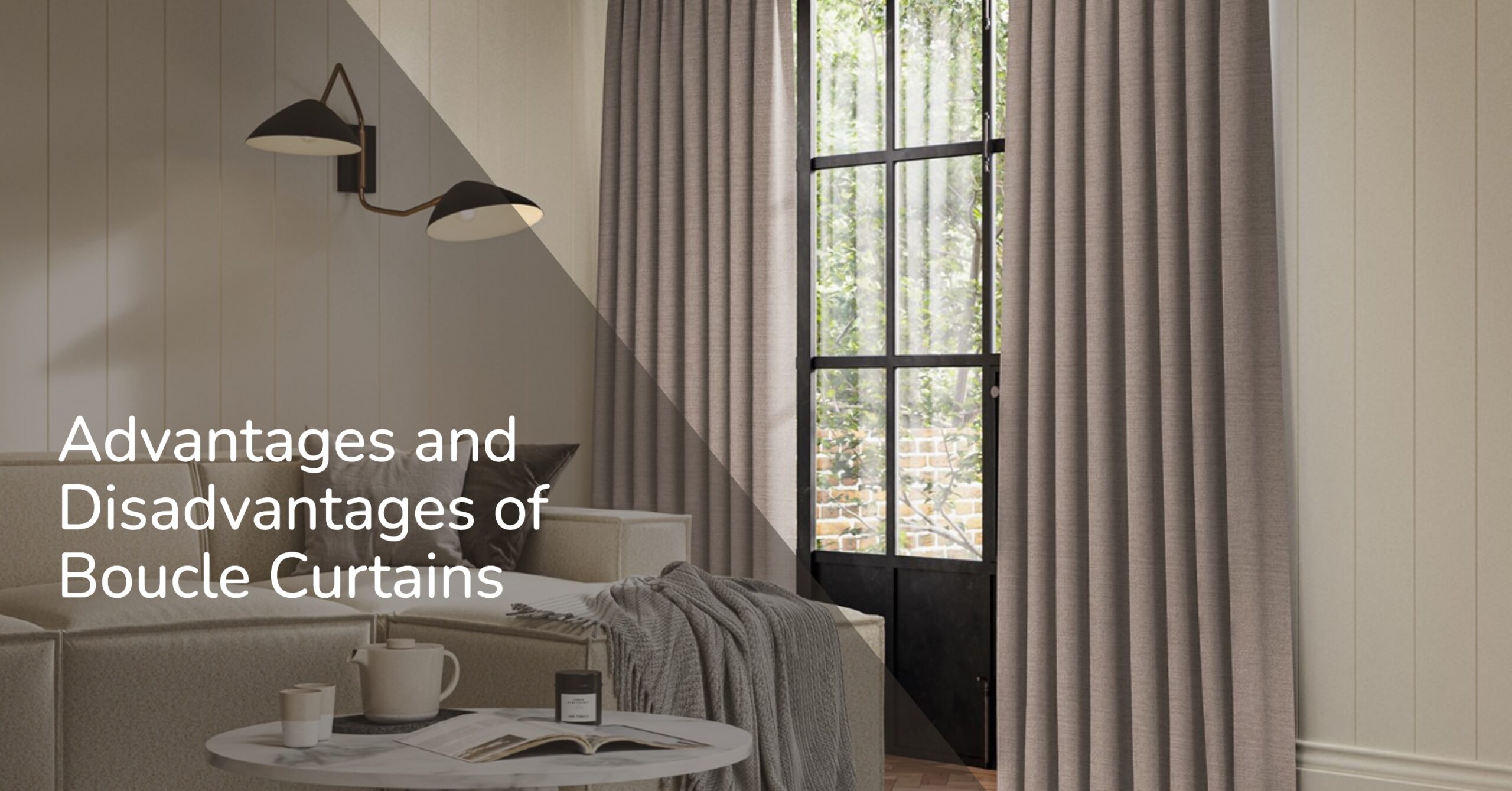 Advantages and Disadvantages of Boucle Curtains