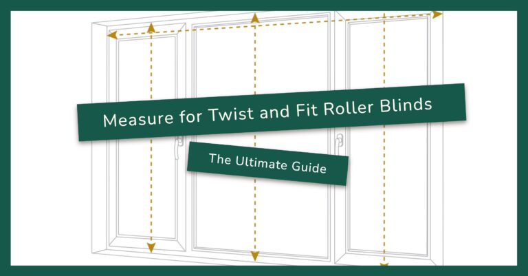 How to Measure for Twist and Fit Roller Blinds