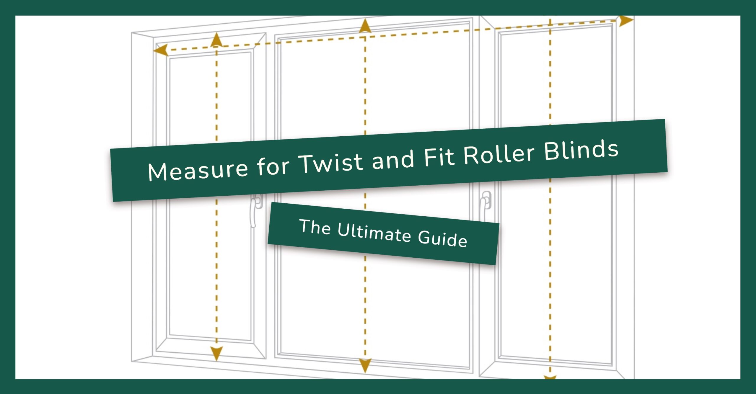 How to Measure for Twist and Fit Roller Blinds