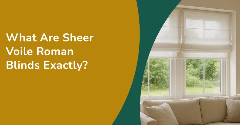 What Are Sheer Voile Roman Blinds Exactly?