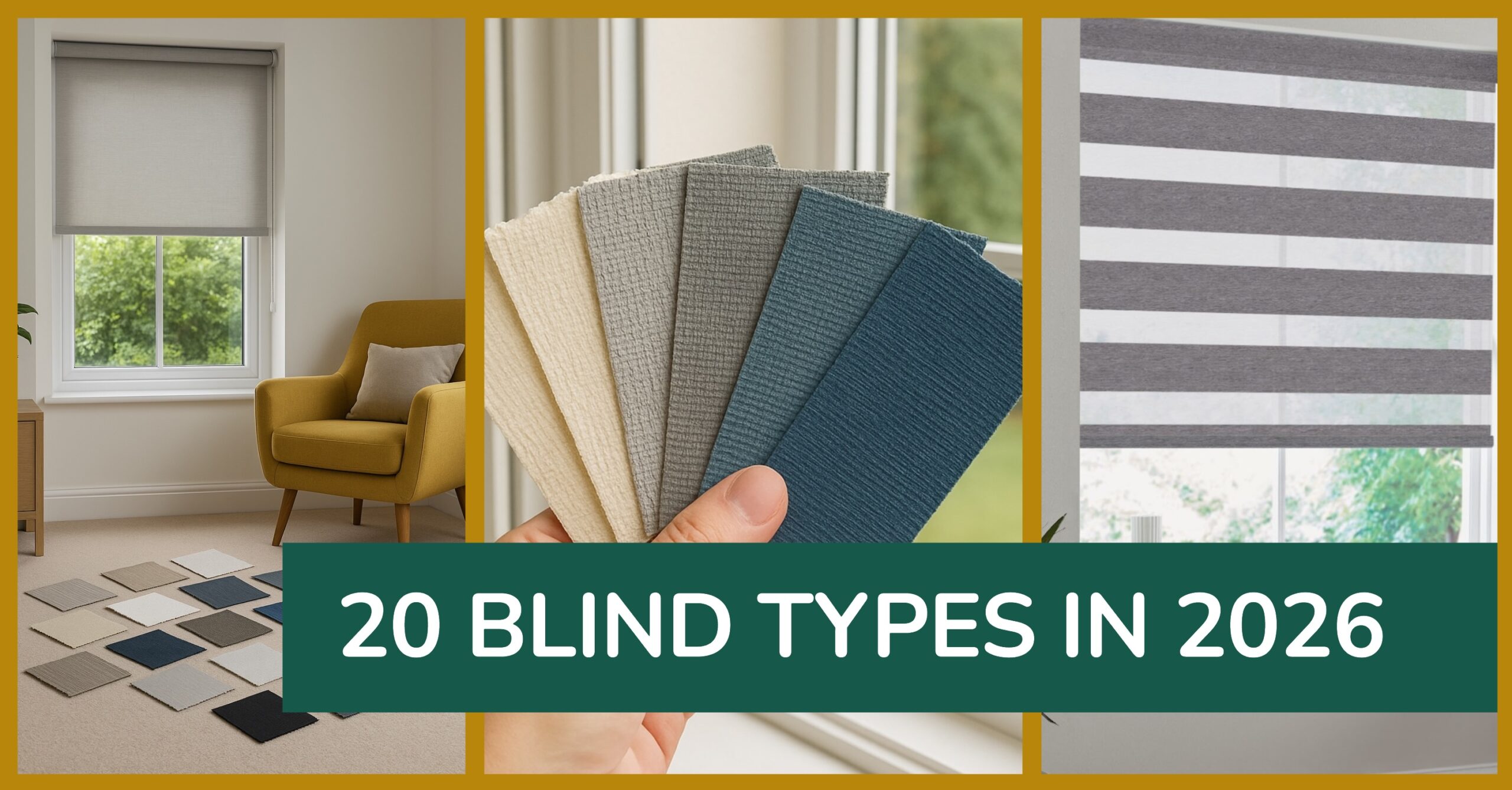 20 Blind Types in 2026