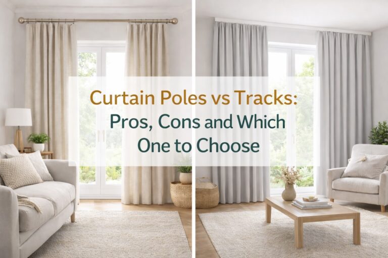 Curtain Poles vs Tracks: Pros, Cons and Which One to Choose