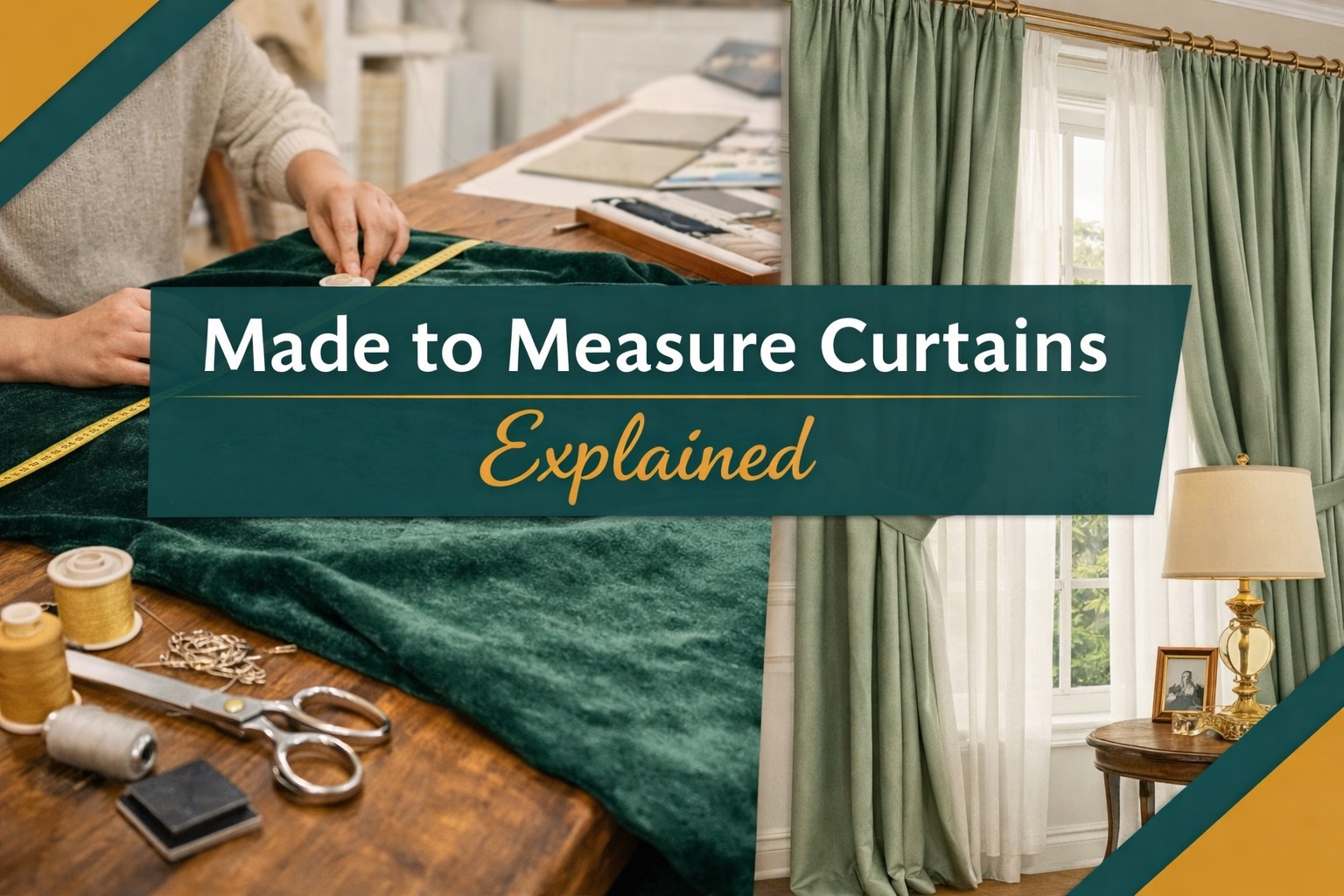 Made to Measure or Ready Made Curtains? The Real Difference | DotcomBlinds