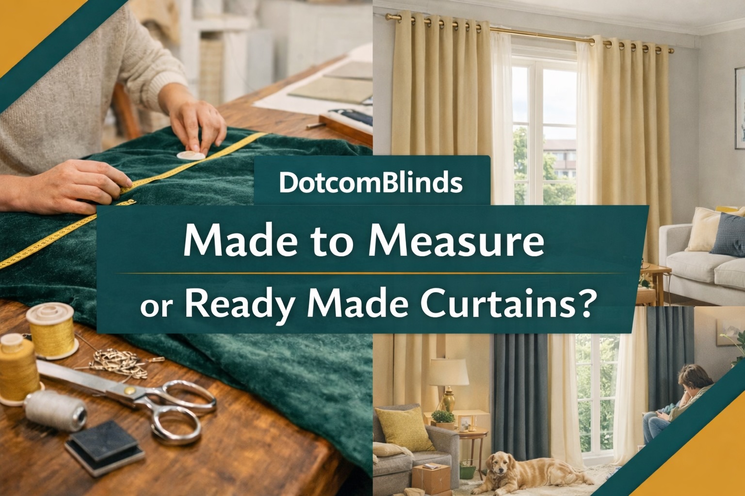 Made to Measure or Ready Made Curtains?
