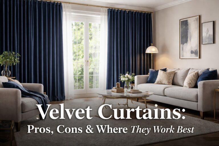 Velvet Curtains: Pros, Cons and Where They Work Best