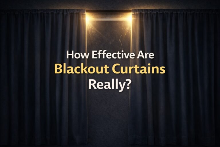 How Effective Are Blackout Curtains Really?