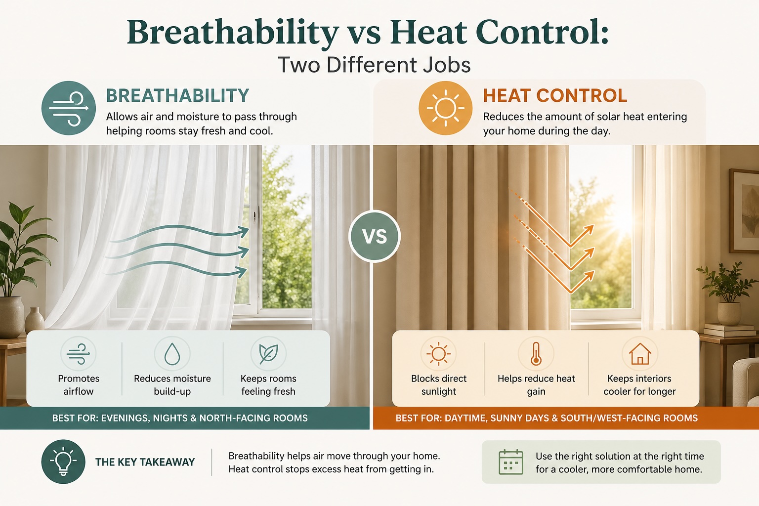 Breathability vs Heat Control