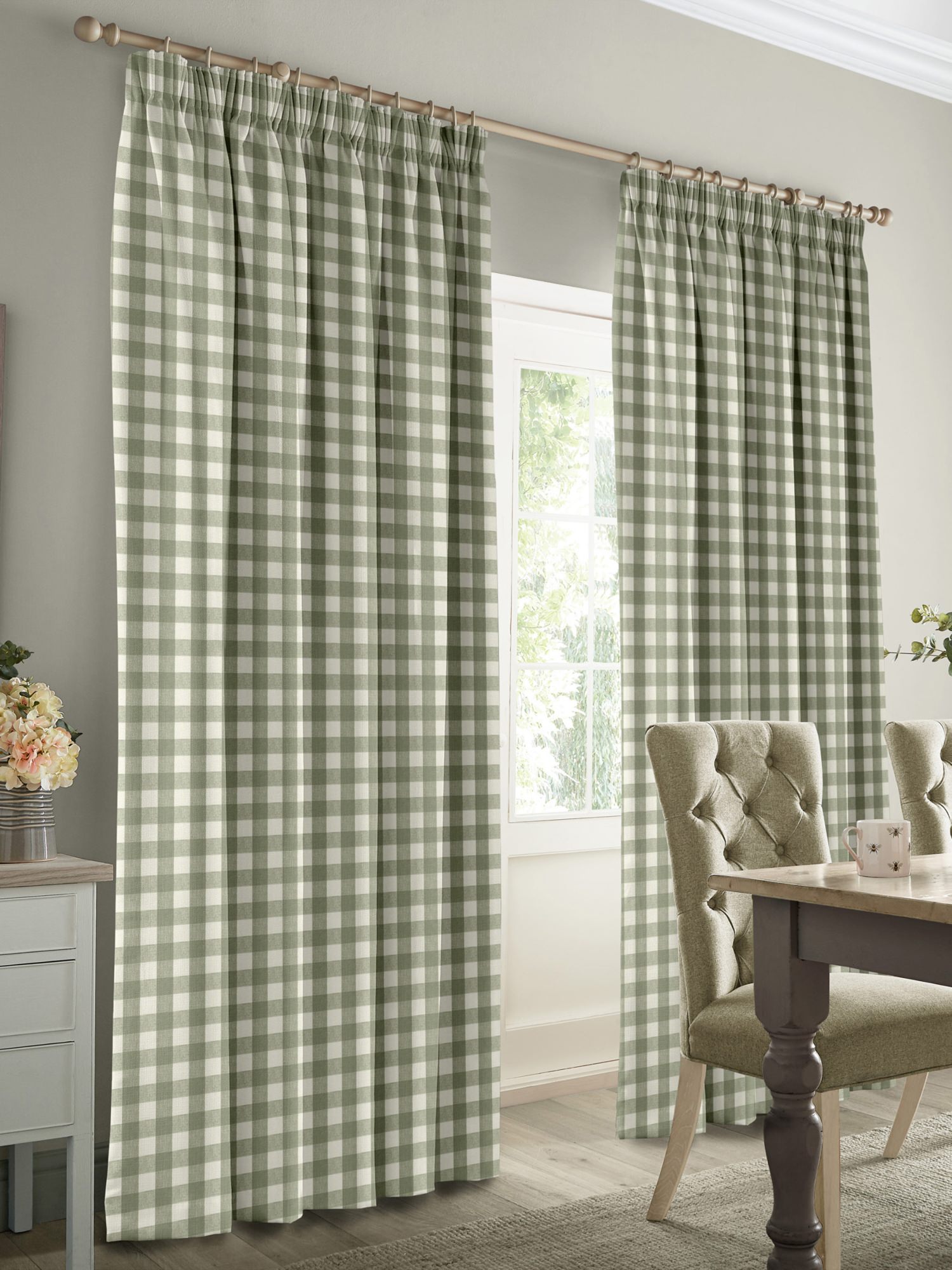 Gingham Curtains