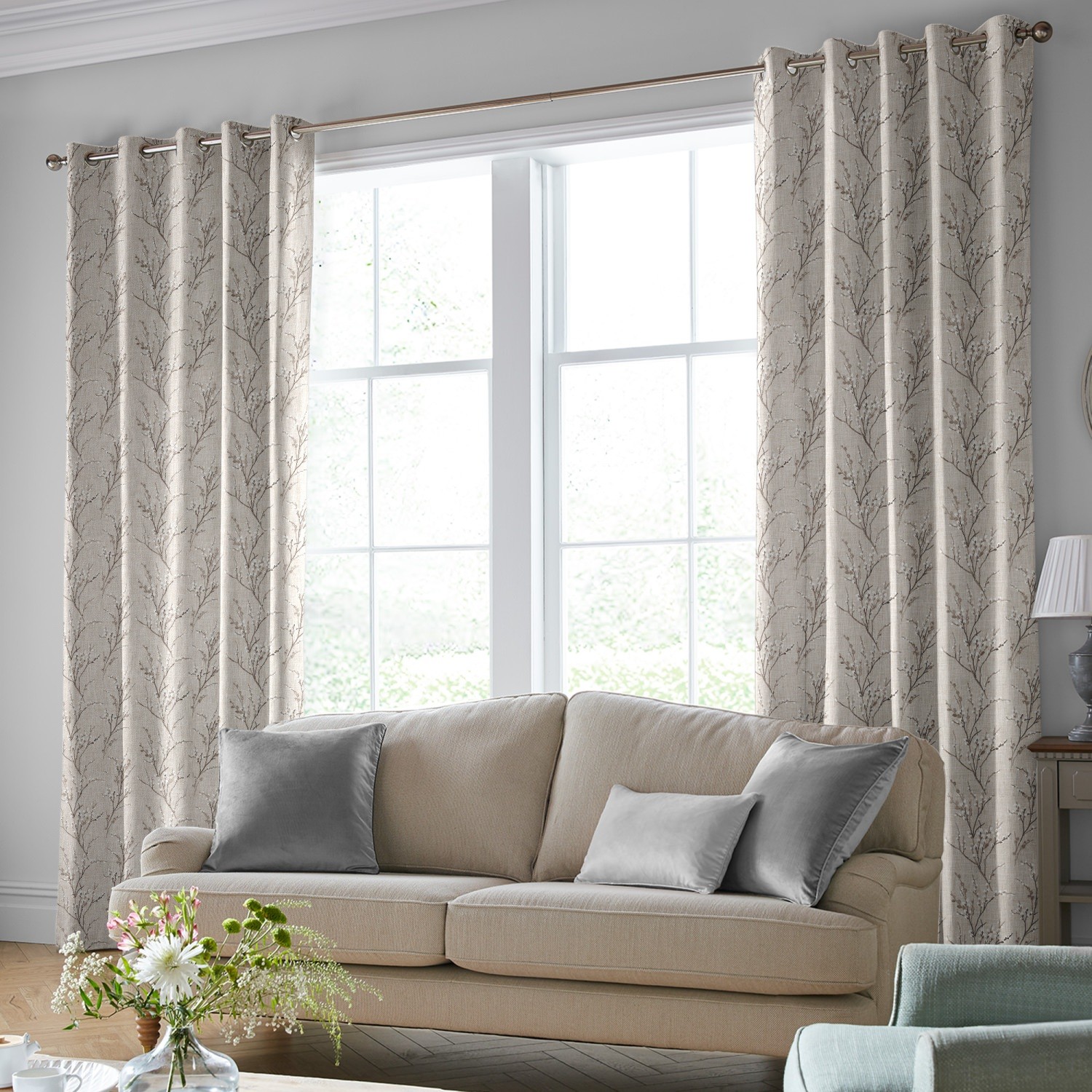 Laura Ashley Pussy Willow Curtain
