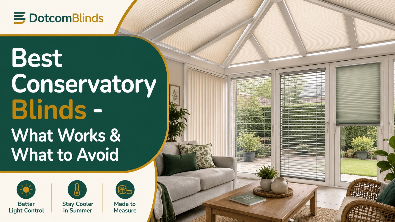 Best Conservatory Blinds - What Works & What to Avoid