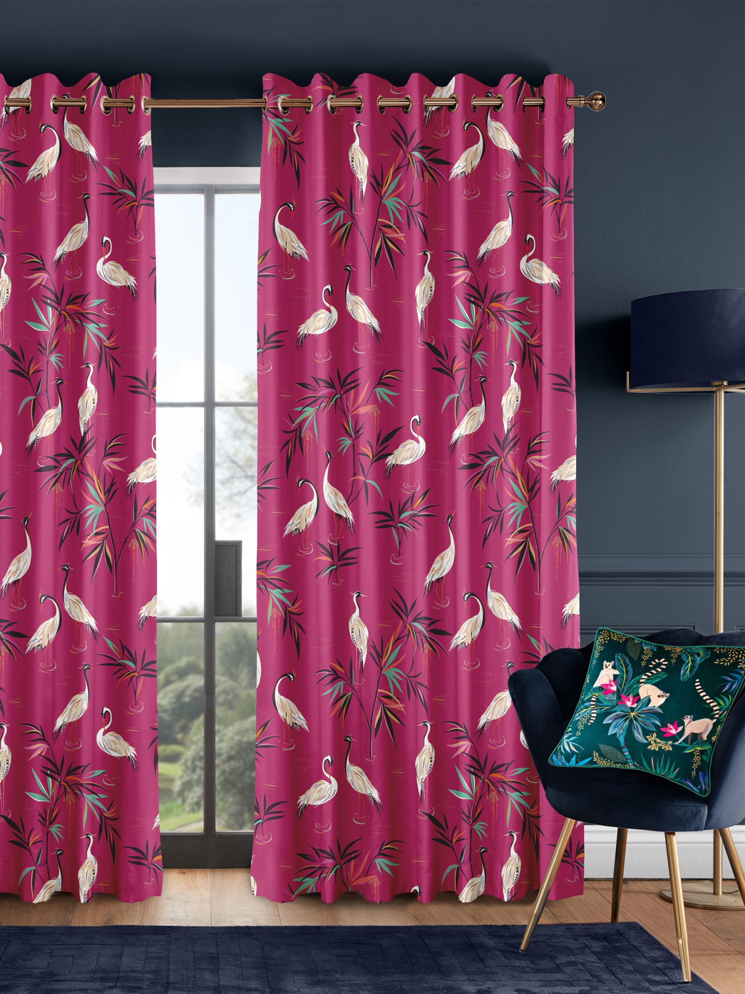 Sara Miller Heron Pencil Pleat or Eyelet