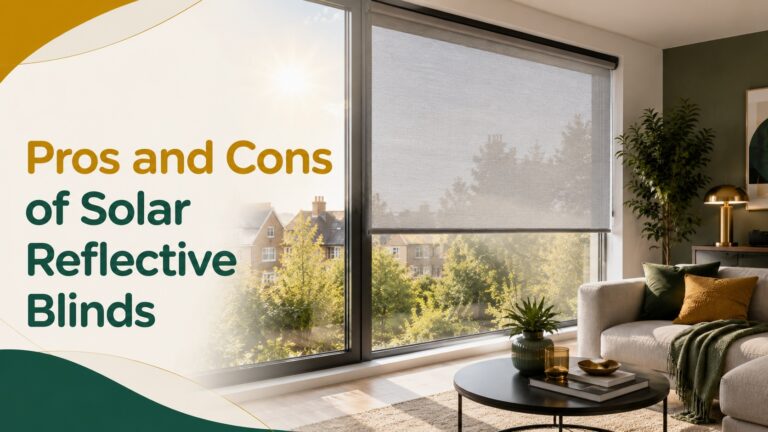 Pros and Cons of Solar Reflective Blinds