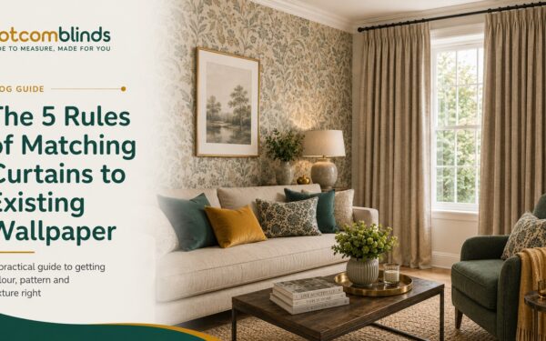The 5 Rules of Matching Curtains to Existing Wallpaper