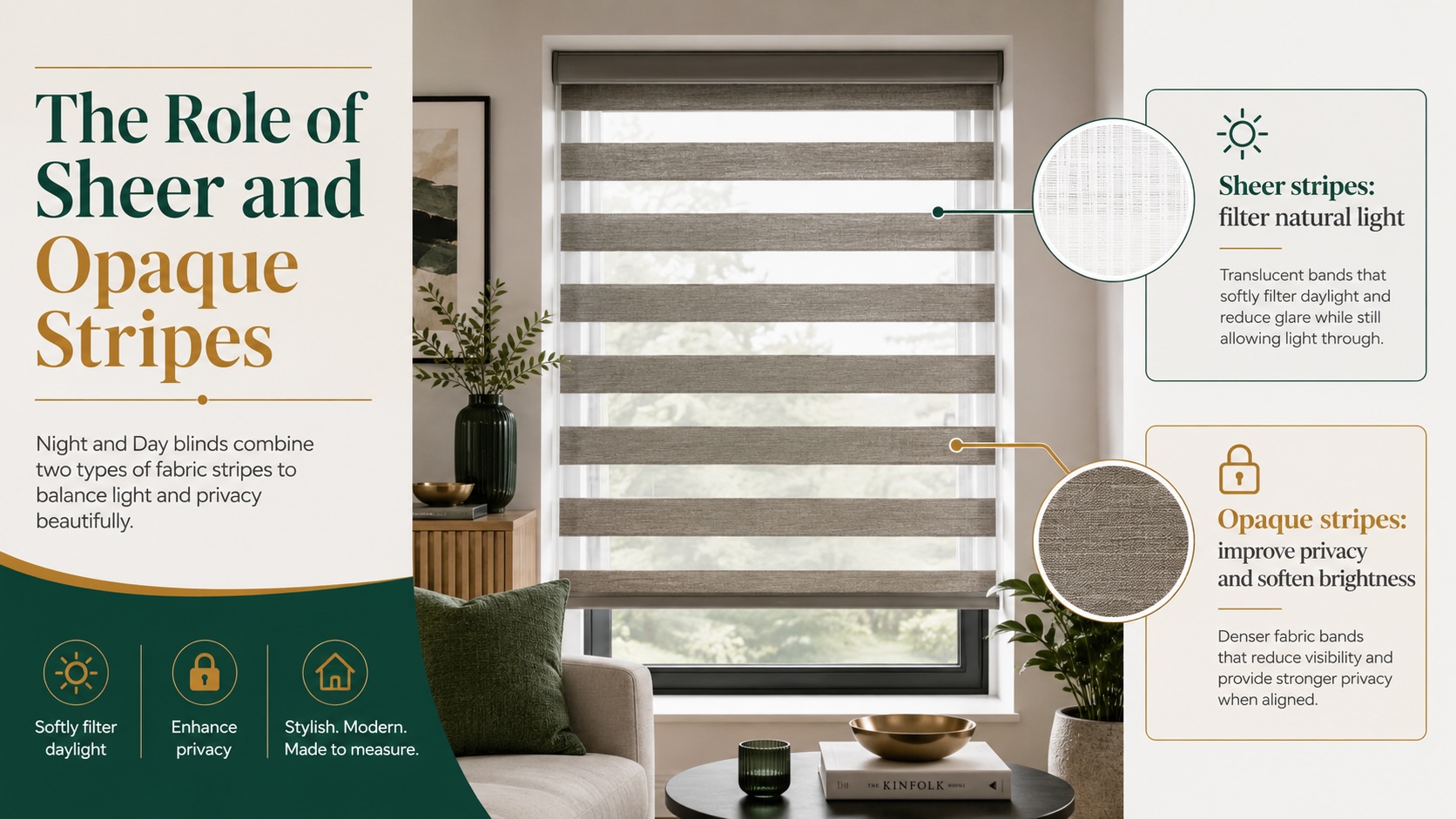 The Role of Sheer and Opaque Stripes