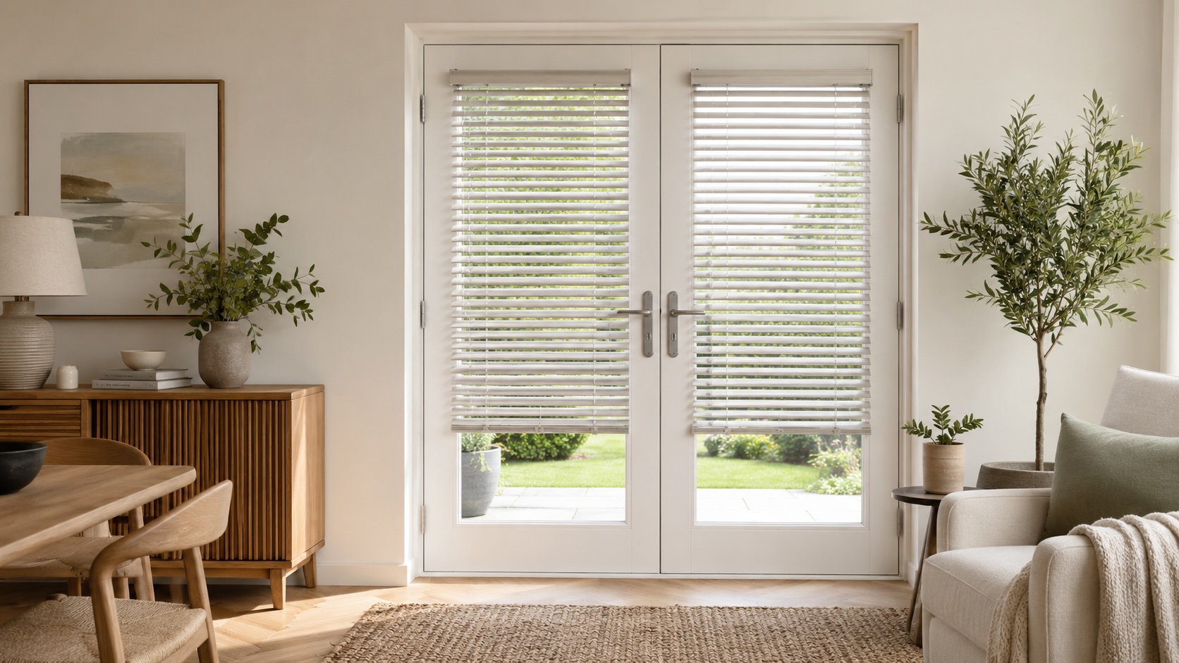 Venetian Blinds for French Doors