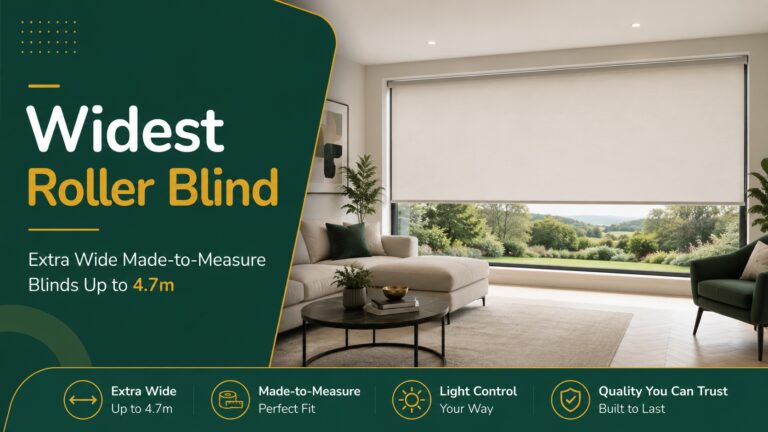 Widest Roller Blind