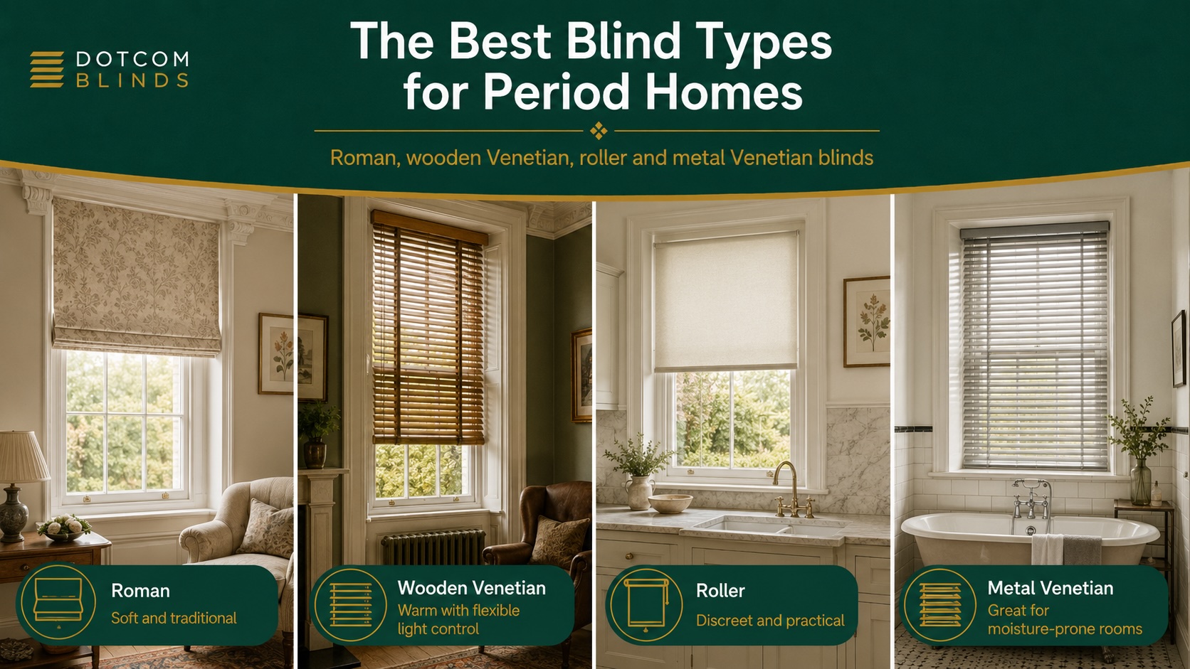 The Best Blind Types for Period Homes