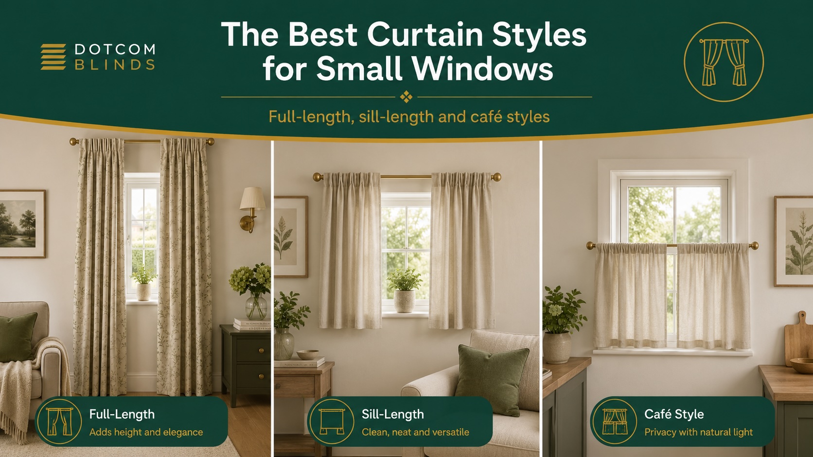 The Best Curtain Styles for Small Windows