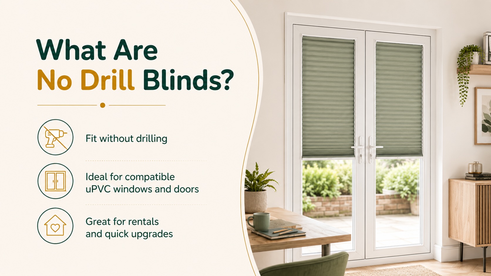 What Are No Drill Blinds?