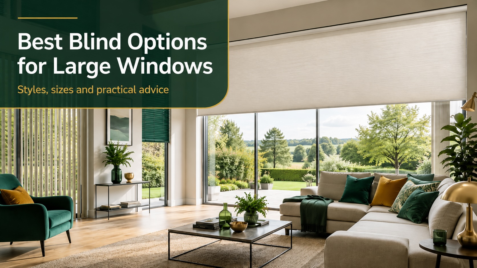 Best Blind Options for Large Windows