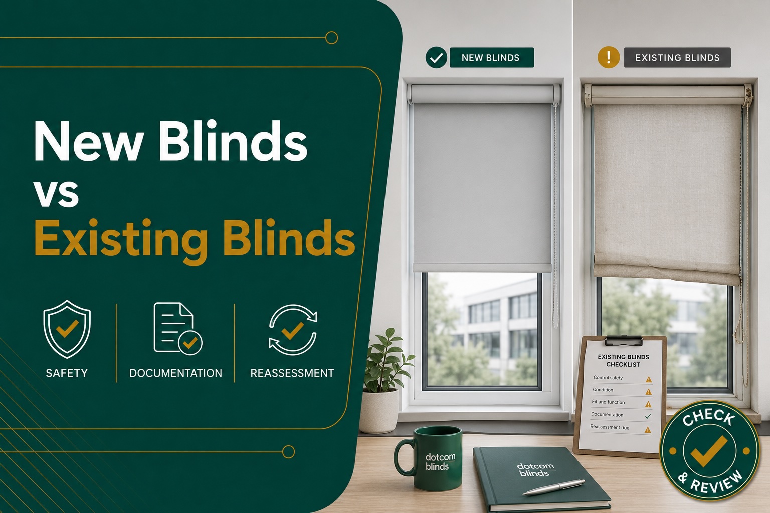 New Blinds vs Existing Blinds