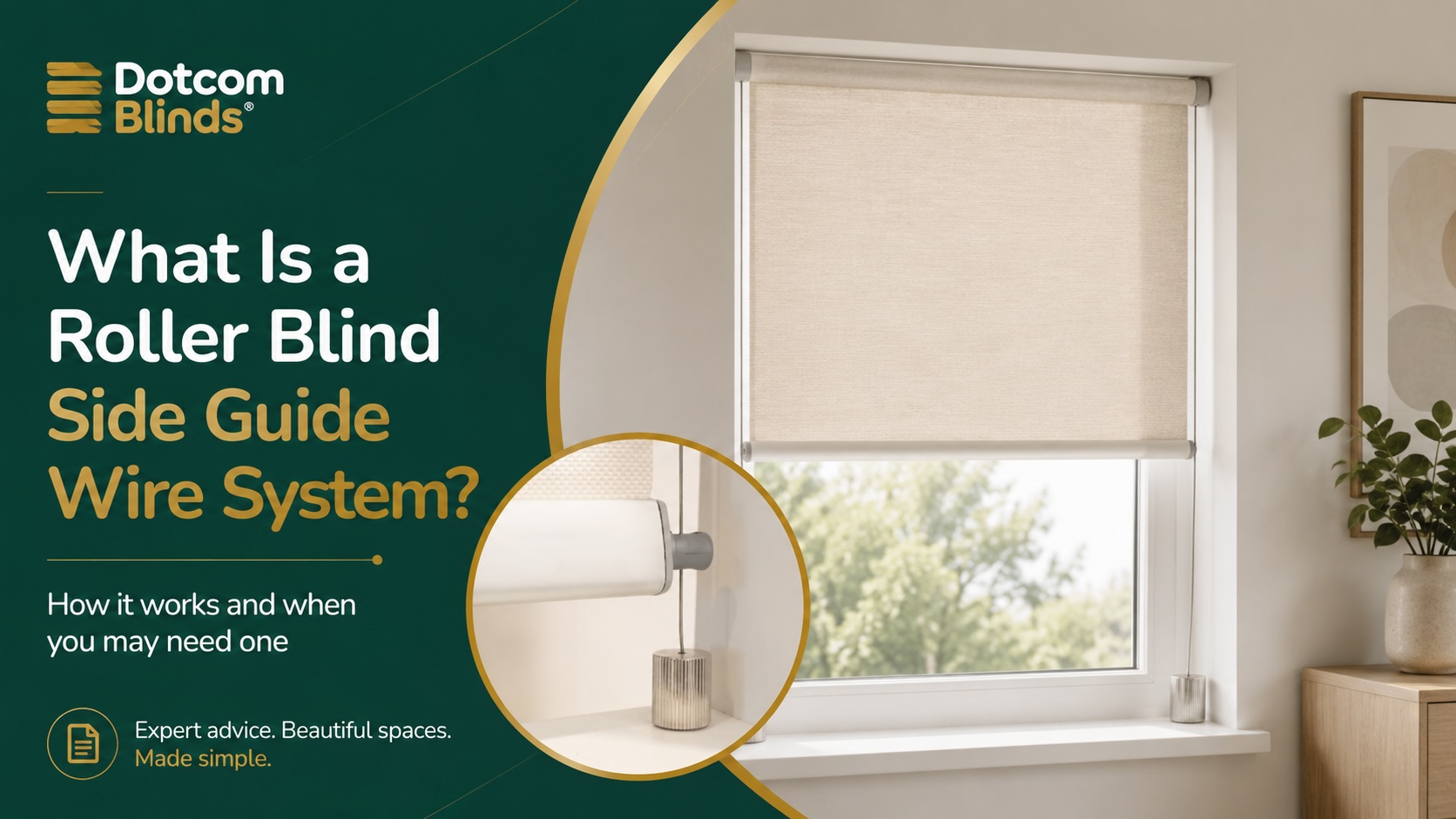 Roller Blind Side Guide Wire System Explained
