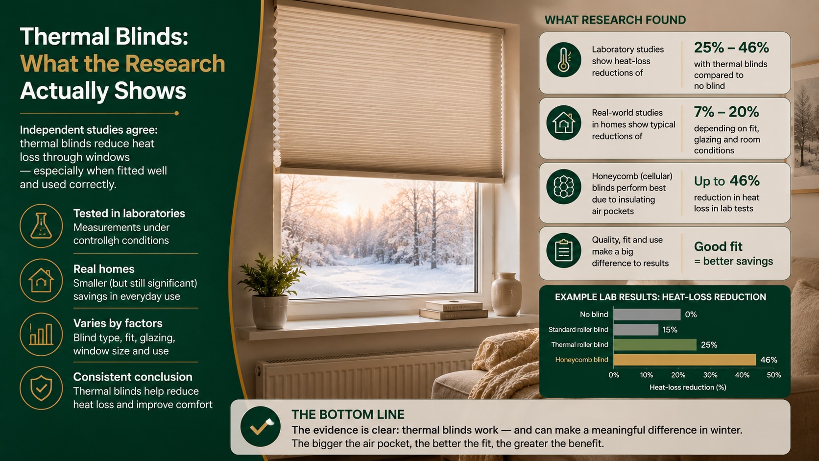 Thermal Blinds: What the Research Actually Shows