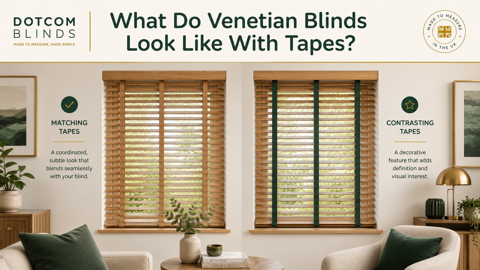 What Do Venetian Blinds Look Like With Tapes