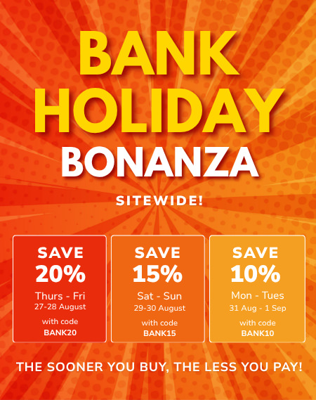 BANK HOLIDAY WATERFALL 20%
