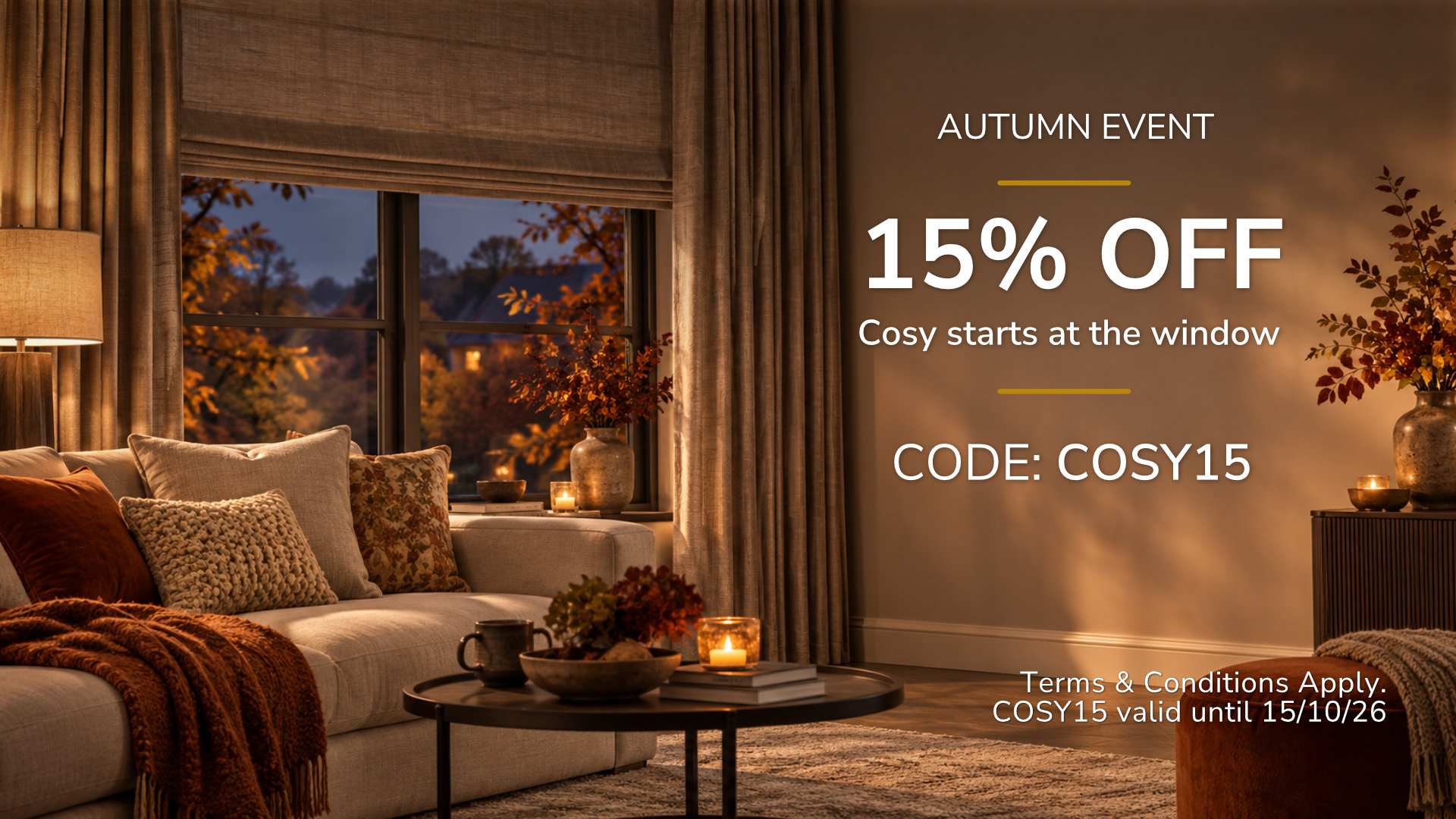 Autumn Cosy 15%