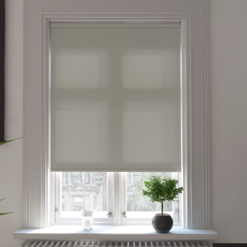Catania Stone Grey Motion Smart Roller Blind