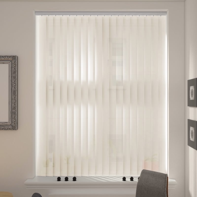 Teramo Beige Screen Cordless Vertical Blind