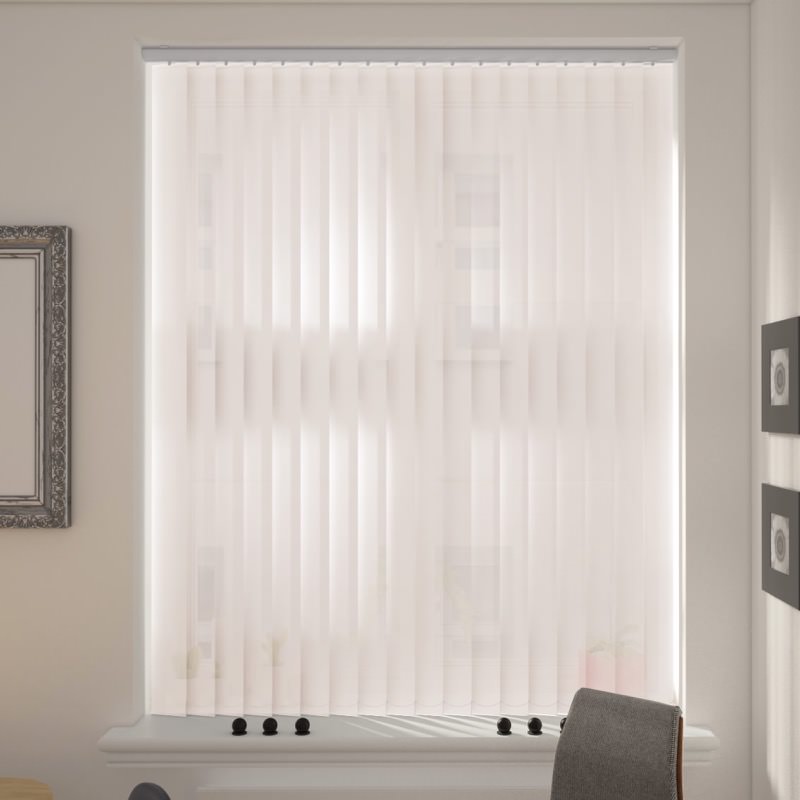 Teramo White Vertical Blind