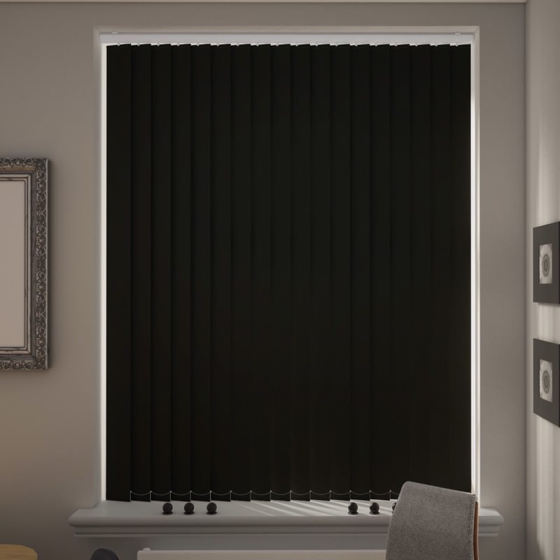 Toscana Black Vertical Blind