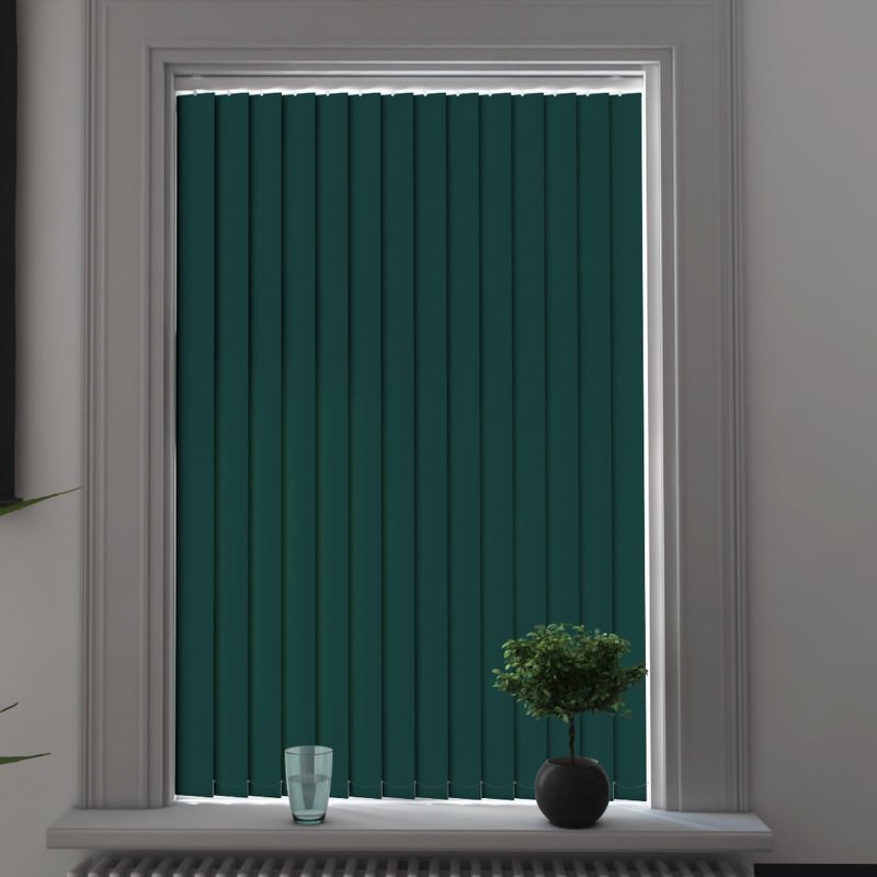 Toscana Dark Green Vertical Blind