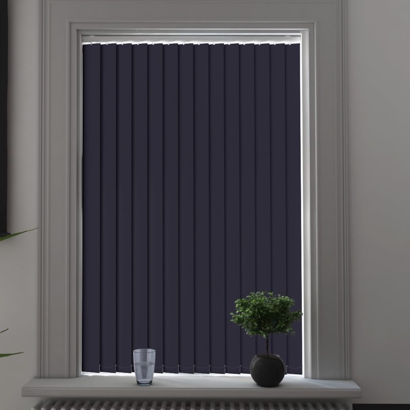 Toscana Navy Vertical Blind