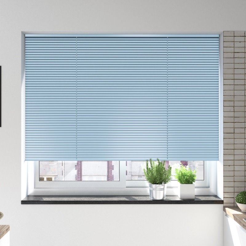 Baby Blue Venetian Blind