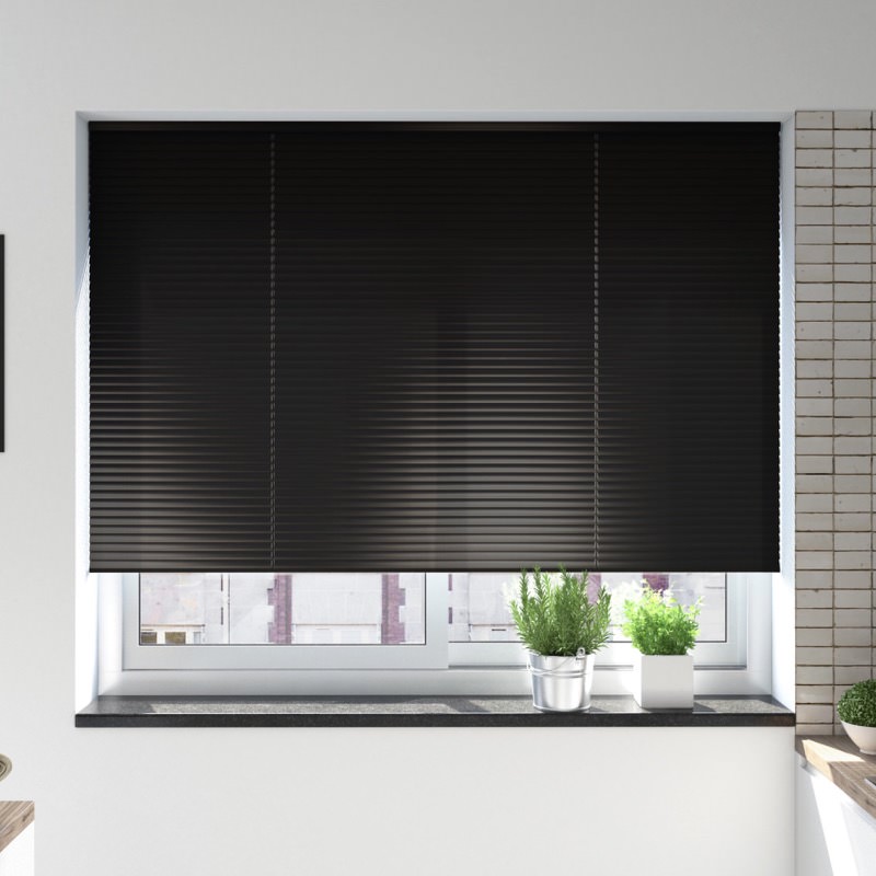 Black Matt Perforated Venetian Blind